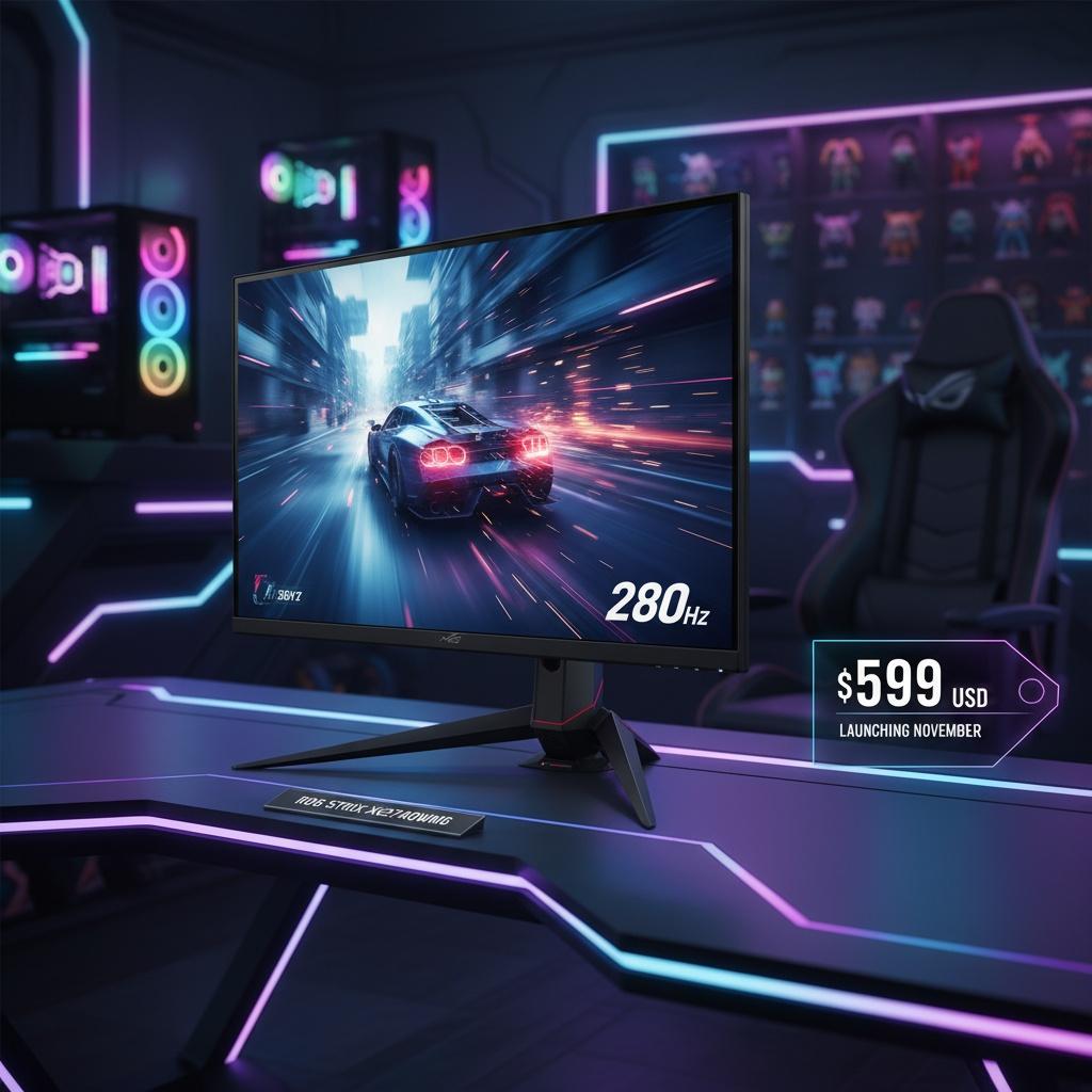 ASUS Unveils ROG Strix XG27AQWMG: A 27" 280Hz OLED Gaming Monitor Arriving This November at $599