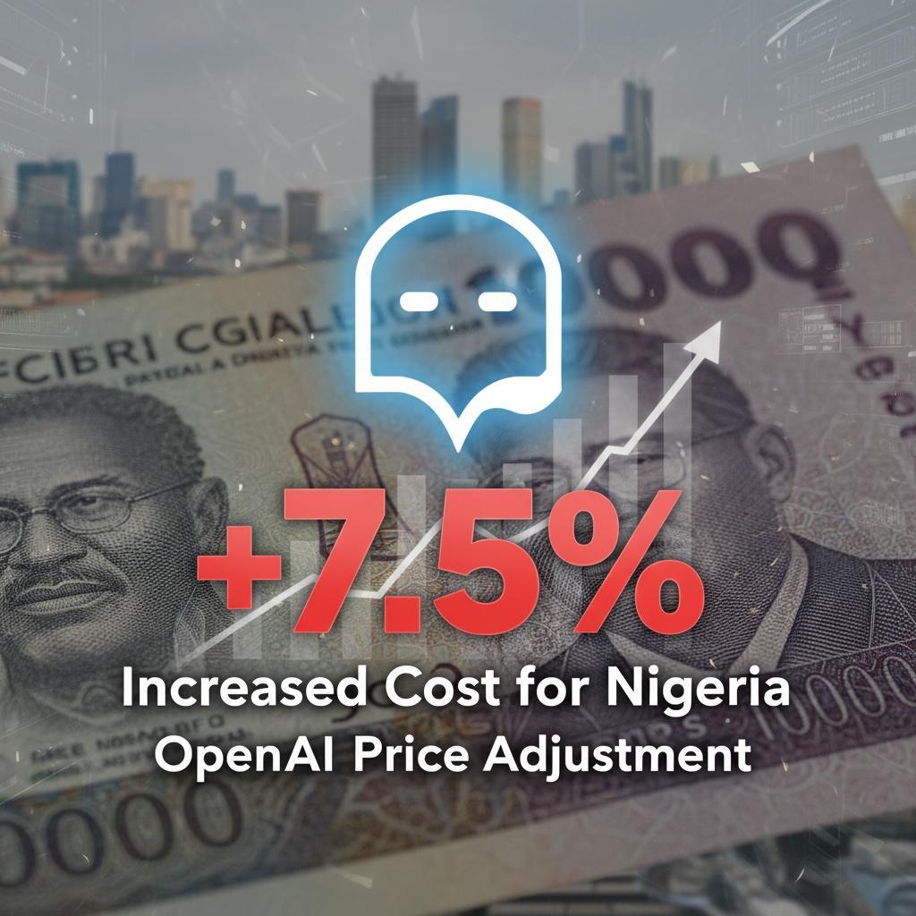 ChatGPT Prices in Nigeria Rise as OpenAI Incorporates 7.5% VAT
