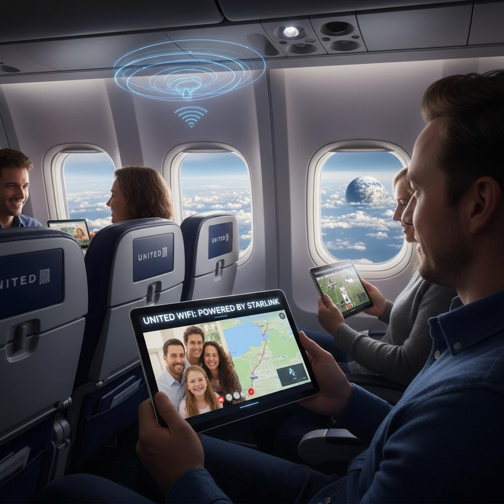 How United Airlines' Starlink-Powered Wi-Fi is Revolutionizing Air Travel