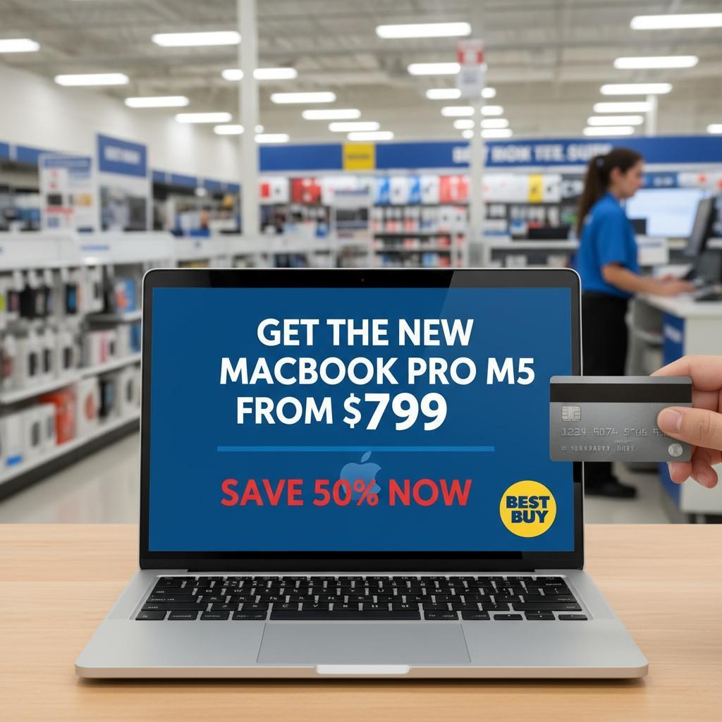 How to Grab the New MacBook Pro M5 at Best Buy Starting $799 with Up to 50% Savings Today
